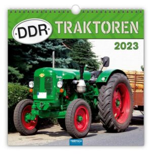 Trötsch Technikkalender DDR Traktoren 2023