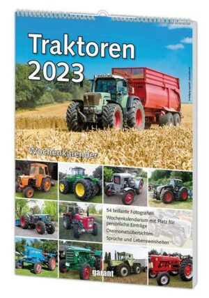 Wochenkalender Traktoren 2023