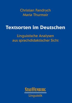 Textsorten im Deutschen