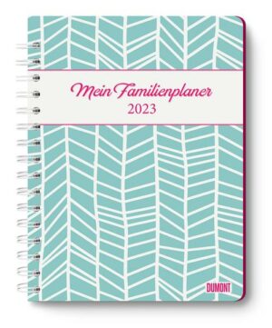 Familienplaner-Buch Pattern 2023 - Diary - Buchkalender - Taschenkalender - 17