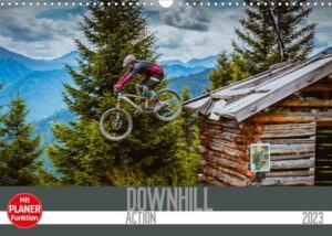 Downhill Action (Wandkalender 2023 DIN A3 quer)