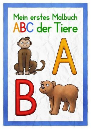 Das ABC der Tiere - Malbuch