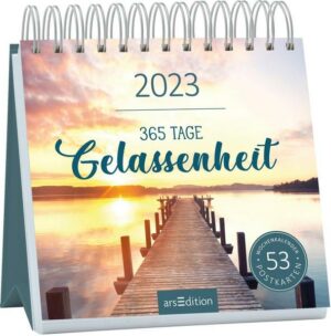 Postkartenkalender 365 Tage Gelassenheit 2023