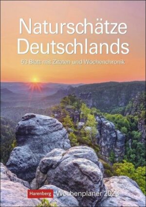 Naturschätze Deutschlands Wochenplaner 2023