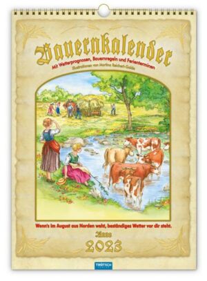 Trötsch Großbildkalender Bauernkalender 2023