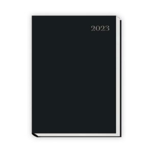 Trötsch Taschenkalender A6 schwarz 2023