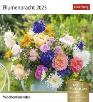 Blumenpracht Postkartenkalender 2023