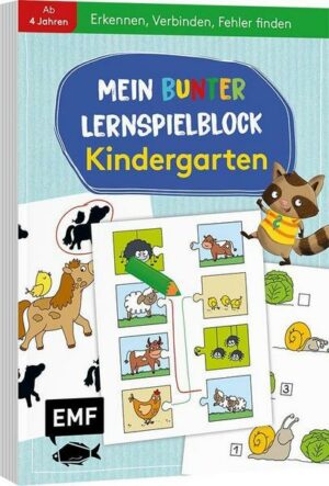 Mein bunter Lernspielblock – Kindergarten: Erkennen