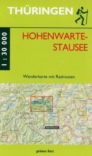 Hohenwarte-Stausee 1 : 30 000