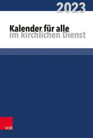 Kalender für alle im kirchlichen Dienst