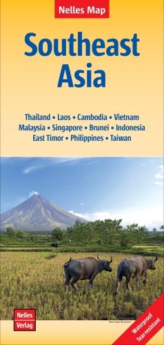 Nelles Map Southeast Asia / Südostasien / Asie du Sud-Est / Sudeste Asiático  1 : 4 500 000