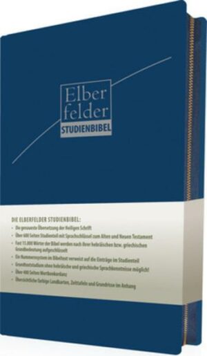 Elberfelder Erklärungsbibel (Kunstleder mit Reißverschluss)