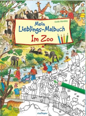 Mein Lieblings-Malbuch – Im Zoo