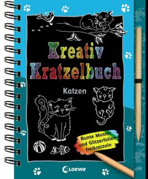 Kreativ-Kratzelbuch: Katzen