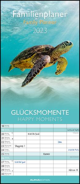 Glücksmomente 2023 Familienplaner - Familienkalender - Wandkalender - 19