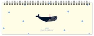Tischquerkalender Stempeltiere 2023 – Stempel-Kunst von Perlenfischer – 29