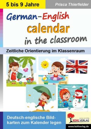 German-English calendar in the classroom