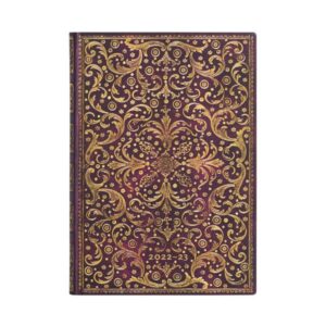 Paperblanks18-Monatskalender Flexi 2023 Aurelia Midi Horizontal. 01. Juli 2022 bis 31. Dezember 2023