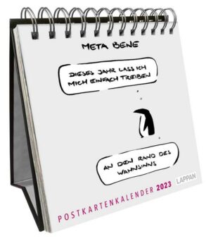 Meta bene Postkartenkalender 2023