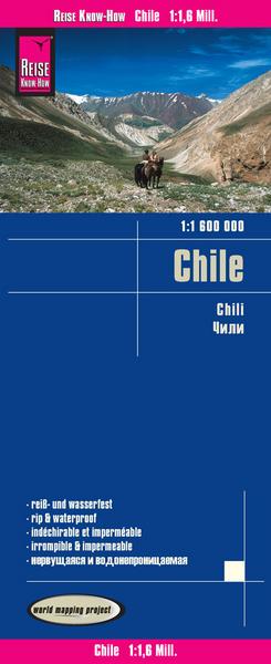 Reise Know-How Landkarte Chile (1:1.600.000)