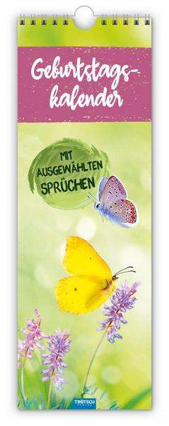 Trötsch Wandkalender Geburtstagskalender mit ausgewählten Sprüchen