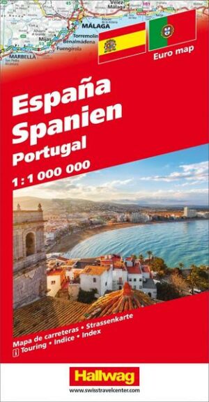 Spanien / Portugal Strassenkarte 1:1 Mio.