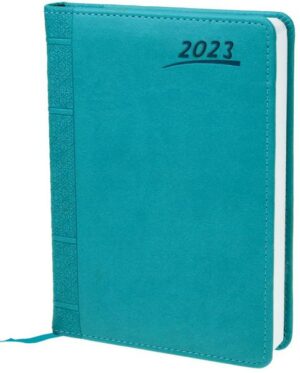 Trötsch Buchkalender A5 Aqua 2023