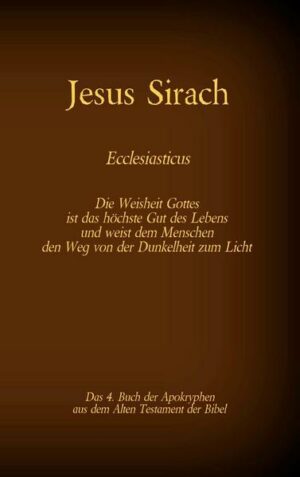 Das Buch Jesus Sirach