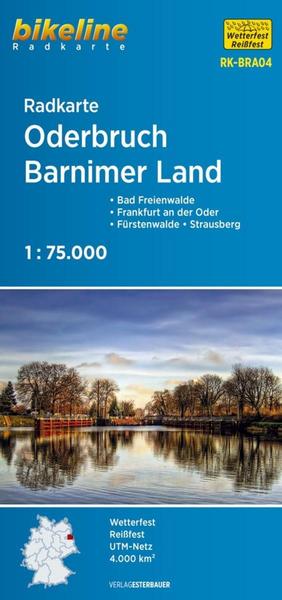 Bikeline Radkarte Deutschland Oderbruch Barnimer Land 1 : 75 000
