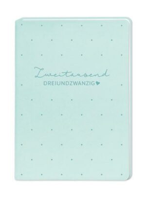 Terminplaner Lederlook A6 'Mint' 2023