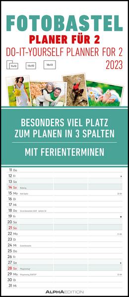 Foto-Bastelplaner für 2 - Kalender 2023 - Bastel-Kalender - Do it yourself calendar 19
