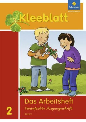 Kleeblatt. Das Sprachbuch 2. Arbeitsheft 1/2 + Beilage Wörterkasten. Bayern