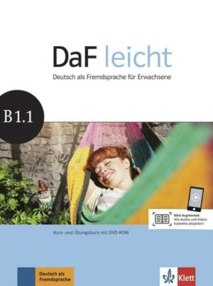 DaF leicht B1.1. Kurs- und Übungsbuch + DVD-ROM