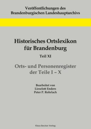 Historisches Ortslexikon für Brandenburg