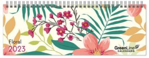 GreenLine Floral 2023 - Tischquerkalender - Tischkalender - Blumen - 29