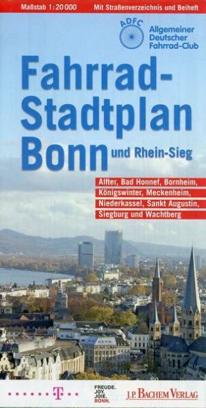 Fahrradstadtplan Bonn / Rhein-Sieg