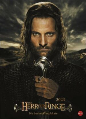 Der Herr der Ringe Filmplakate Edition Kalender 2023