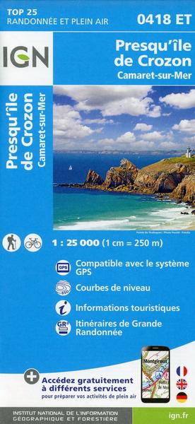 Camaret - Presqu'île de Crozon 1:25 000