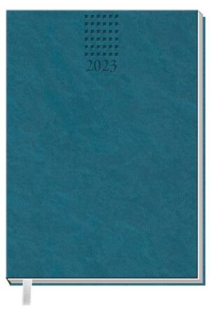 Trötsch Taschenkalender A7 Soft Touch Petrol 2023