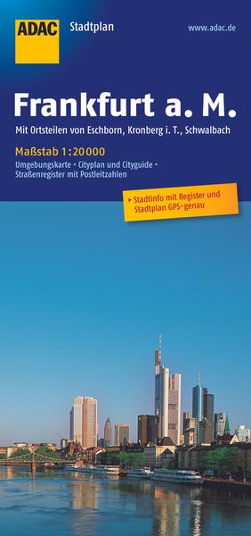 ADAC Stadtplan Frankfurt am Main 1 : 20 000