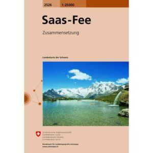 Swisstopo 1 : 25 000 Saas Fee