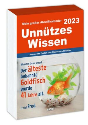 Abreißkalender Unnützes Wissen 2023