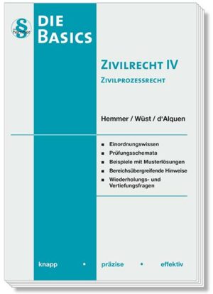 Basics Zivilrecht IV - Zivilprozessrecht