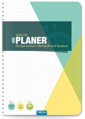 Trötsch Gymnasialplaner Muster 2022/2023