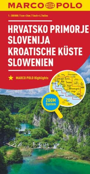 MARCO POLO Karte Kroatische Küste