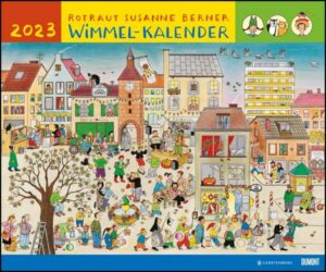 Wimmel-Kalender 2023 – DUMONT Kinderkalender – Wandkalender 60 x 50 cm – Spiralbindung