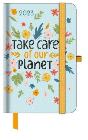 GreenLine Diary Green Vibes 2023 - Buchkalender - Taschenkalender - 10x15