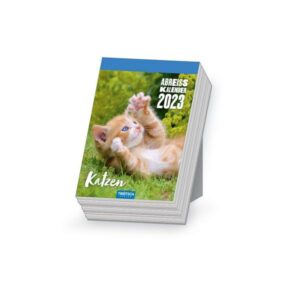 Trötsch Abreißkalender Katzen 2023