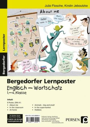 Lernposter Englisch - Wortschatz