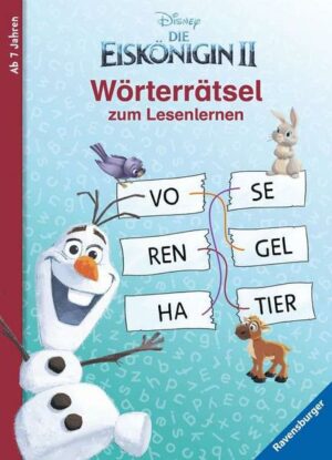 Disney Die Eiskönigin 2: Wörterrätsel zum Lesenlernen